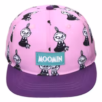 Nordic Buddies Moomin Kids Cap, Little My Happy, Pink/Purple -  Circumference 49-57cm