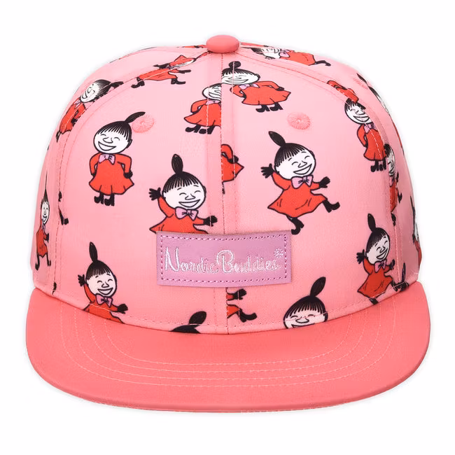 Casquette cinq panneaux Moomin pour enfants Nordic Buddies, Little My Flat - Circonférence 49-57 cm