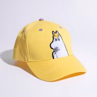 Nordic Buddies Moomin Kids Cap, Snorkmaiden Yellow -  Circumference 49-57cm