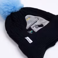 Nordic Buddies The Groke Winter Hat Beanie Kids, Black - 1,5-8 years