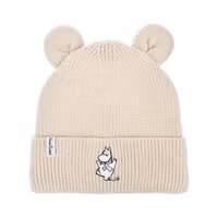 Nordic Buddies Moomintroll Winter Hat With Ears Kids, Beige - 1,5-8 years