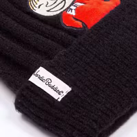 Nordic Buddies Little My Winter Hat Beanie Kids, Black - 1,5-8 years