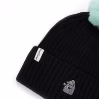 Nordic Buddies The Groke Winter Hat Beanie Kids, Black - 1,5-8 years