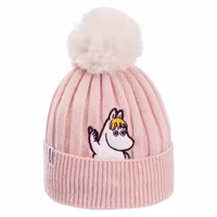 Nordic Buddies Snorkmaiden Winter Hat Beanie Kids, Baby Pink - 1,5-8 years