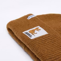 Nordic Buddies Sniff Winter Hat Beanie Kids, Brown - One Size Fits All