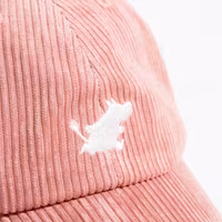 Nordic Buddies Moomin Classics Moonintroll Corduroy Cap, Light Pink - Adult, circumference 51-59 cm