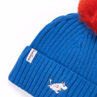 Nordic Buddies Moomintroll Winter Hat Beanie Kids, Blue - 1,5-8 years