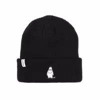 Nordic Buddies Grumpy Moomin Winter Hat Beanie, Black - Adult, one size fits all