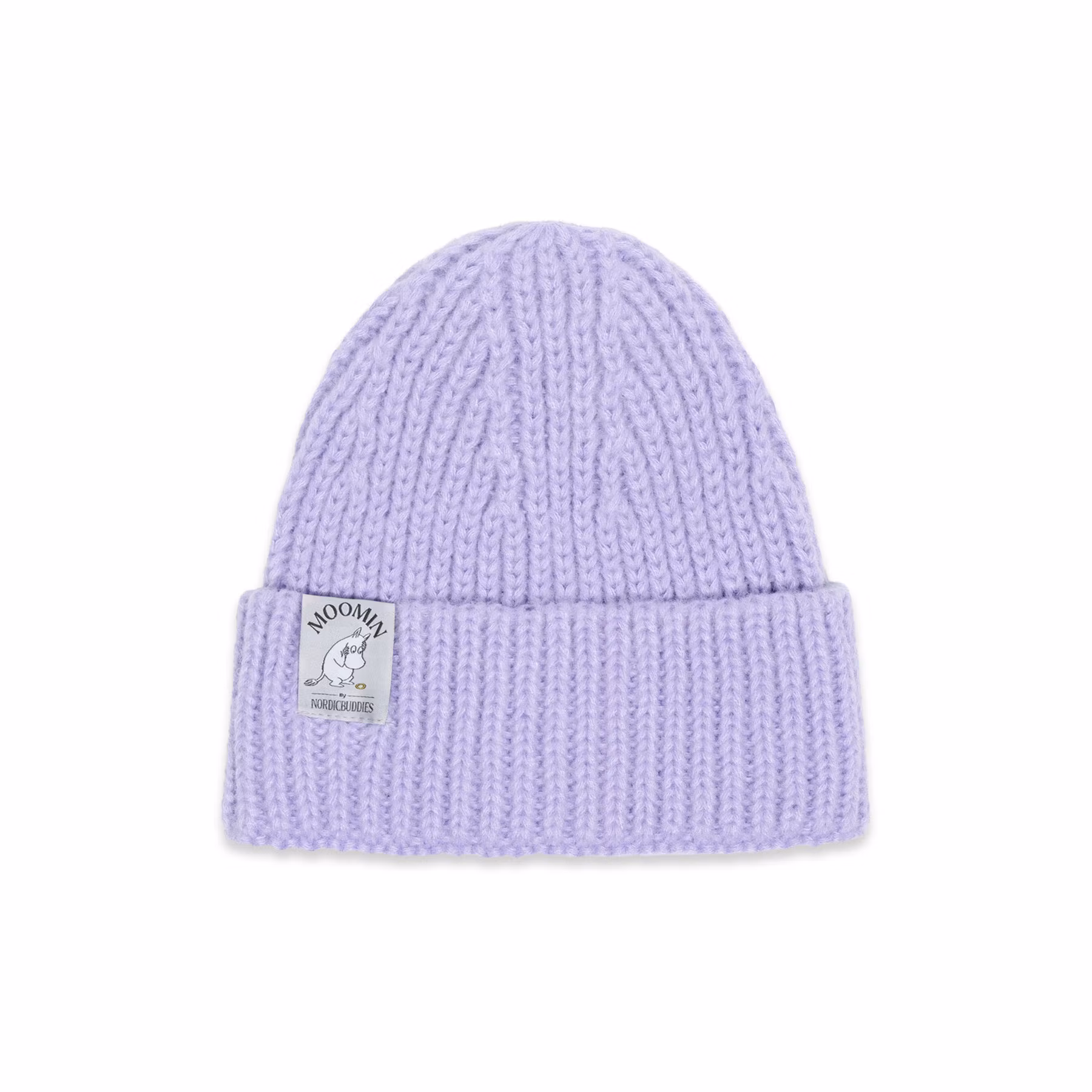 Nordic Buddies Moomintroll Winter Hat Beanie, Lilac - Adult, one size fits all
