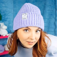 Nordic Buddies Moomintroll Winter Hat Beanie, Lilac - Adult, one size fits all