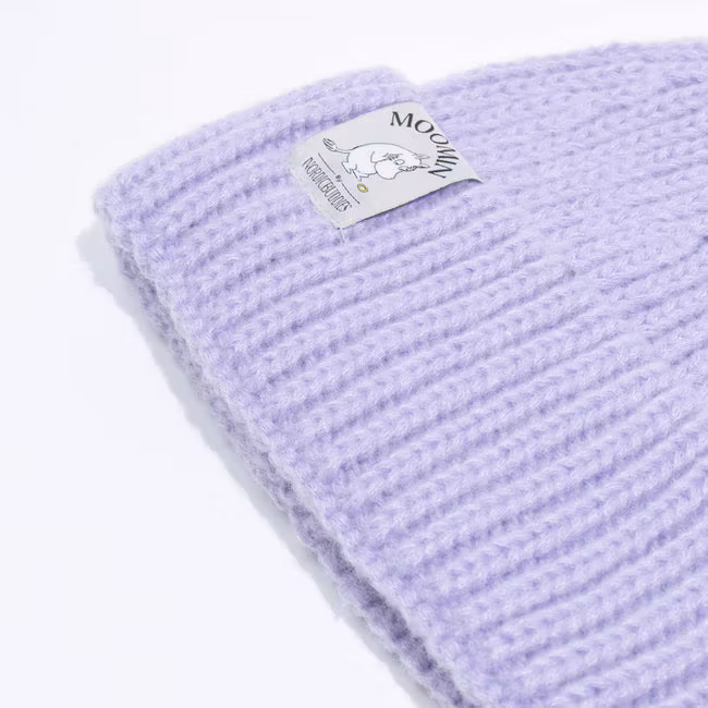 Nordic Buddies Moomintroll Winter Hat Beanie, Lilac - Adult, one size fits all