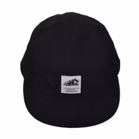 Nordic Buddies Stinky Five Panel Cap, Black - Adult, circumference 51-60cm