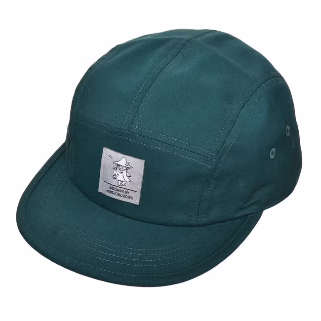 Nordic Buddies Snufkin Five Panel Cap, Grün – Erwachsene, Umfang 51–60 cm