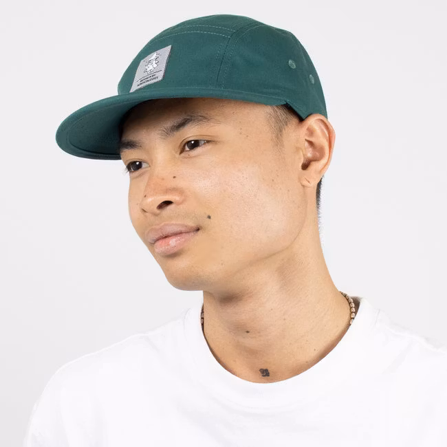 Nordic Buddies Snufkin Five Panel Cap, Grün – Erwachsene, Umfang 51–60 cm