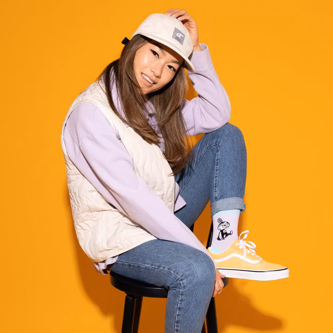 Czapka Nordic Buddies Moomintroll Five Panel, ecru – dla dorosłych, obwód 51–59 cm