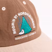 Nordic Buddies Moomintroll Camping Cap, Brown and Light Sand - Adult,  circumference 51-59cm