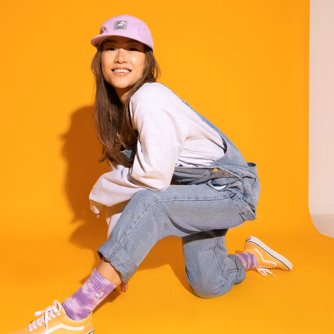 Czapka Nordic Buddies Moomintroll Five Panel, liliowa – dla dorosłych, obwód 51-60 cm