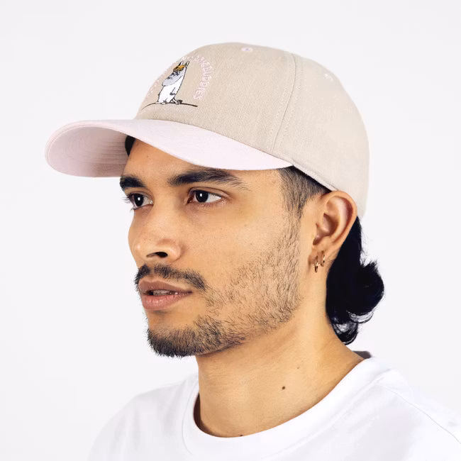 Bonnet de plongée Nordic Buddies Snorkmaiden, beige et rose clair - Adulte, circonférence 51-59 cm