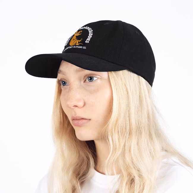 Nordic Buddies Sniff's Thoughts Cap, Black - Adult, circumference 51-59cm