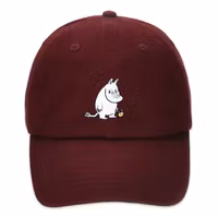 Nordic Buddies Moomintroll's Flower Cap, Burgundy - Adult: circumference 51-59cm