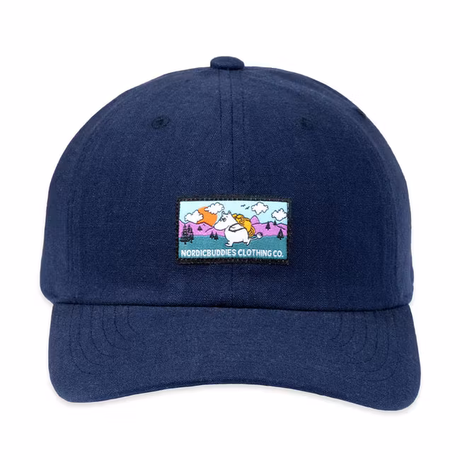Nordic Buddies Moomintroll's Adventure Cap, Navy - Size: Adult - circumference 51-59cm