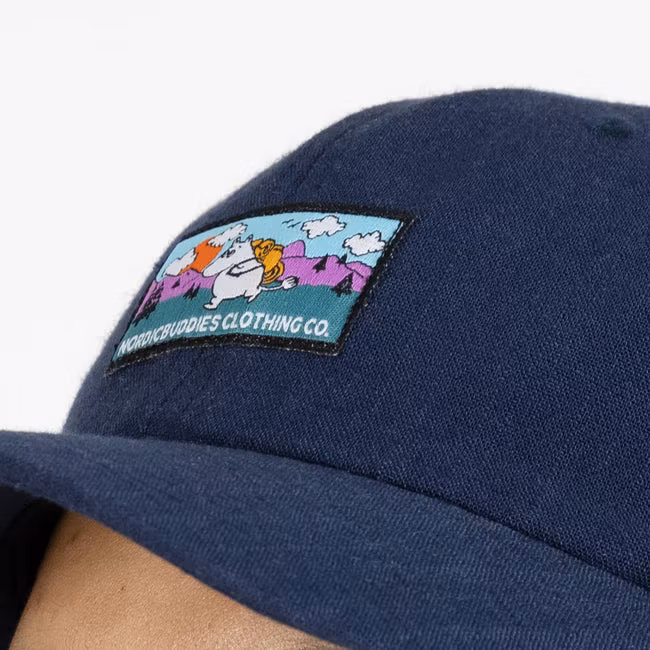 Nordic Buddies Moomintroll's Adventure Cap, Navy - Size: Adult - circumference 51-59cm