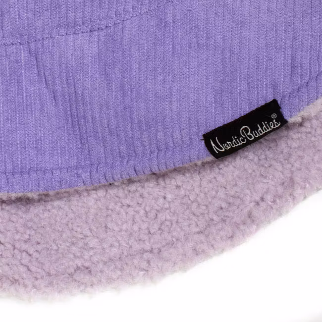 Nordic Buddies Mumintroll-Fußballhut mit Knöchelring aus Cord – Größe: Erwachsene, Einheitsgröße