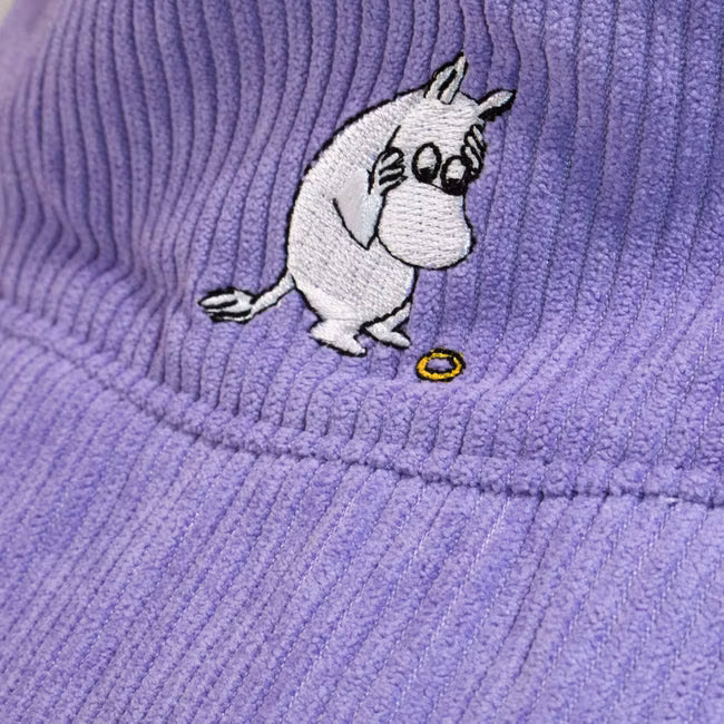 Nordic Buddies Mumintroll-Fußballhut mit Knöchelring aus Cord – Größe: Erwachsene, Einheitsgröße