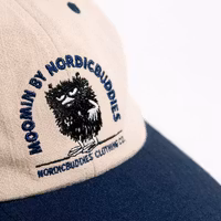 Nordic Buddies Stinky Plotting Cap, Light Sand and Navy - Adult: circumference 51-59cm