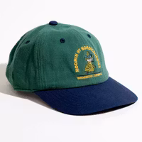 Nordic Buddies Snufkin Adventure Cap, Green and Navy - Adult: circumference 51-59cm