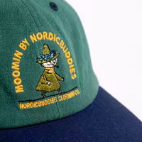 Nordic Buddies Snufkin Adventure Cap, Green and Navy - Adult: circumference 51-59cm