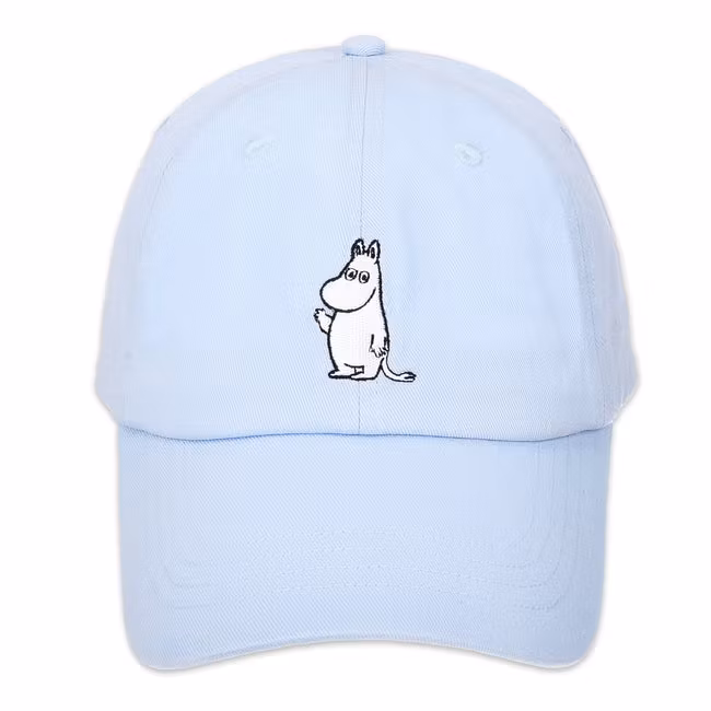 Nordic Buddies Moomintroll's Greeting Dad Cap, Light Blue - Adult: circumference 51-59cm