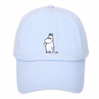 Nordic Buddies Moomintroll's Greeting Dad Cap, Light Blue - Adult: circumference 51-59cm
