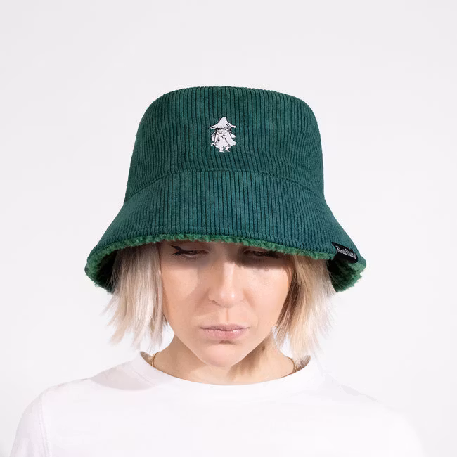 Nordic Buddies Snufkin Adventure Bucket Hat Cord, Grün – Erwachsene: Einheitsgröße