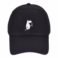 Nordic Buddies Moominpappa Cap, Black - Adult, circumference 51-60cm