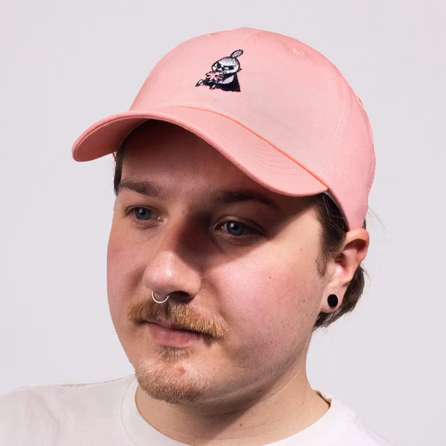 Czapeczka Nordic Buddies Little My Cap, różowa – dla dorosłych, obwód 51-60 cm