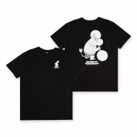 Nordic Buddies Moomintroll Weightlifting T-Shirt Unisex, Black