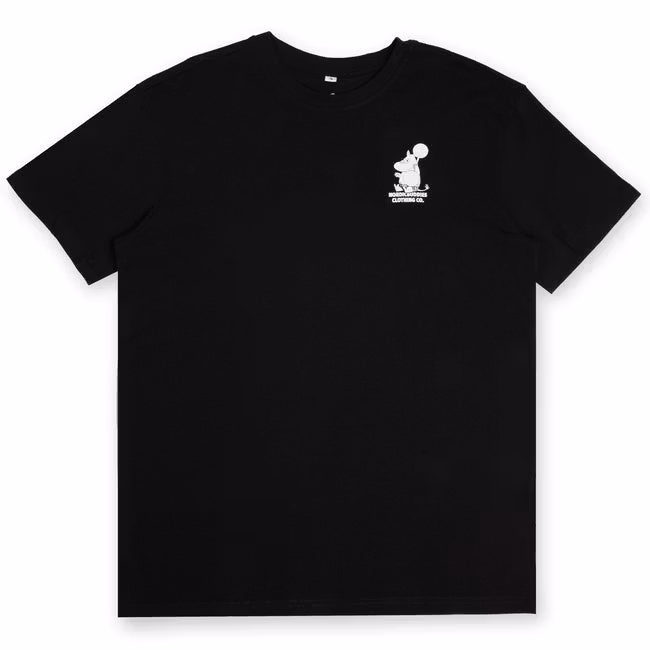 Camiseta de levantamiento de pesas Moomintroll de Nordic Buddies, unisex, negra