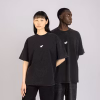 Nordic Buddies Moomin Classics Stone Washed Heavy T-Shirt, Black