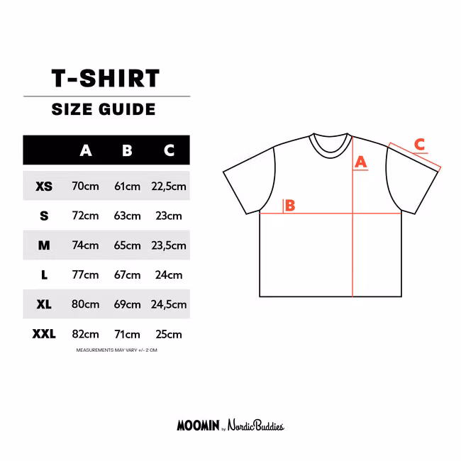 Koszulka Nordic Buddies Moomin Classics Stone Washed Heavy, czarna