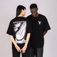 Nordic Buddies Moomin Novels Heavy T-Shirt, Black