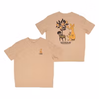 Nordic Buddies T-Shirt Sniff, Beige