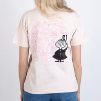Nordic Buddies Little My Painting T-Shirt Women, Light Pink
