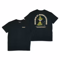 Nordic Buddies Snufkin Fishing T-Shirt Unisex, Dark Green