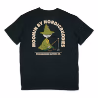 Nordic Buddies Snufkin Fishing T-Shirt Unisex, Dark Green