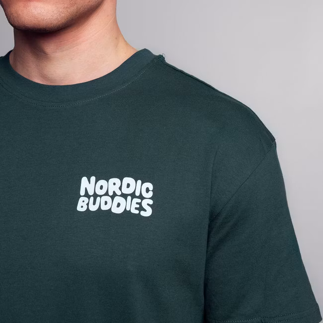 Koszulka Nordic Buddies Moomintroll, zielona