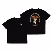 Nordic Buddies Sniff Flower Bouquet T-Shirt Unisex, Black