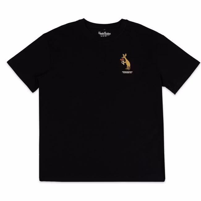 Nordic Buddies Sniff Flower Bouquet T-Shirt Unisex, Black