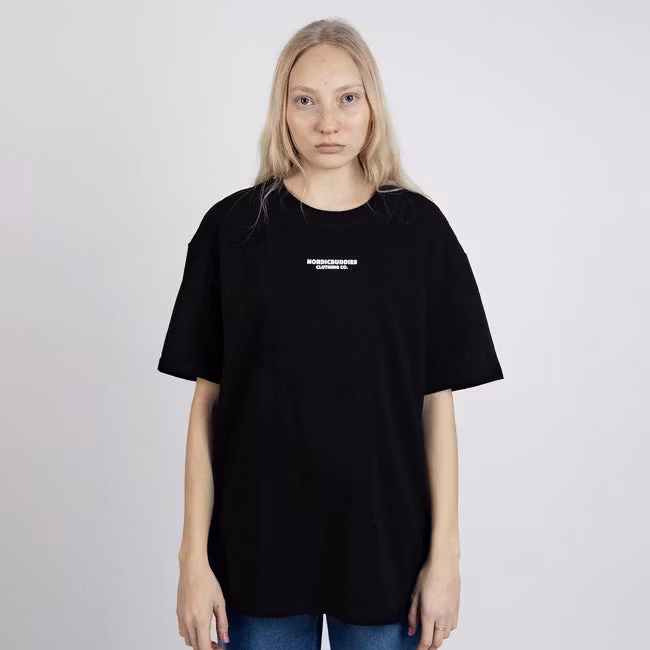 Koszulka wędkarska Nordic Buddies Snufkin Unisex, czarna
