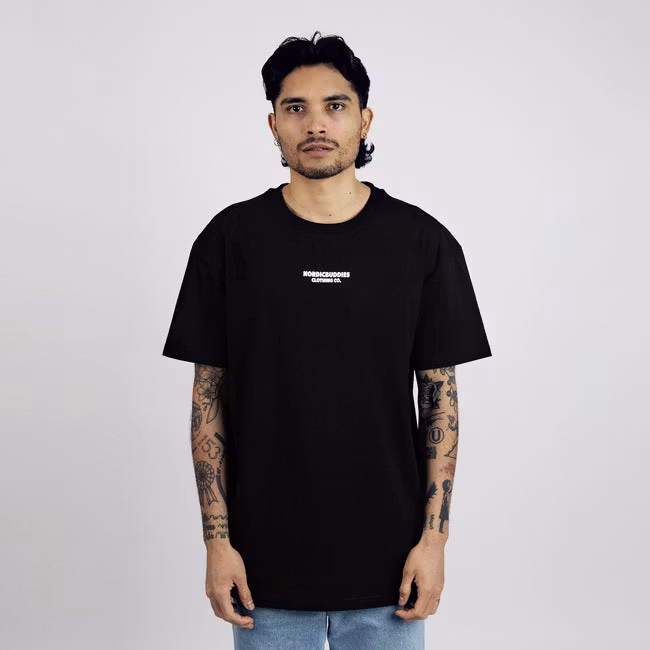 Koszulka wędkarska Nordic Buddies Snufkin Unisex, czarna